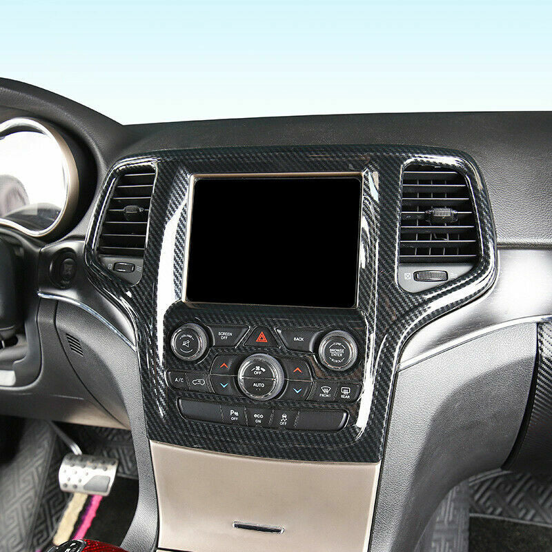 Passend für Jeep Cherokee Display Abdeckung Blenden Rahmen Tuning
