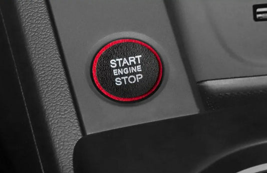 Passend für Audi A3 A4 A5 A6 A6 A7 Wildleder Start Stop Blende Schwarz-Rot