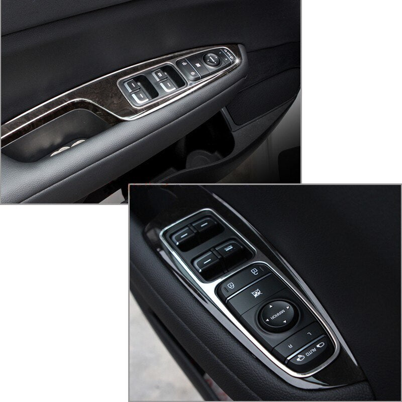 Passend für Kia K5 Optima 2016-17 Fensterheber Blenden Abdeckungen Rahmen
