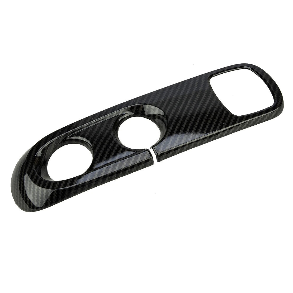 Passend für Smart Fortwo 451 Mittelkonsole Gangschaltung Rahmen Blende Carbon