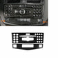 Passend für Kohlefaser Konsole CD & AC Panel Abdeckung Für Mercedes-Benz C-Klasse W204