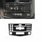 Passend für Kohlefaser Konsole CD & AC Panel Abdeckung Für Mercedes-Benz C-Klasse W204