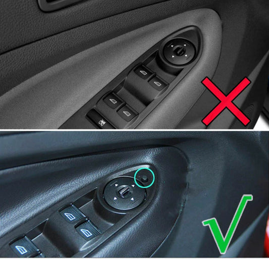 Passend für Ford Kuga Fensterheber Edelstahl Rahmen Blenden
