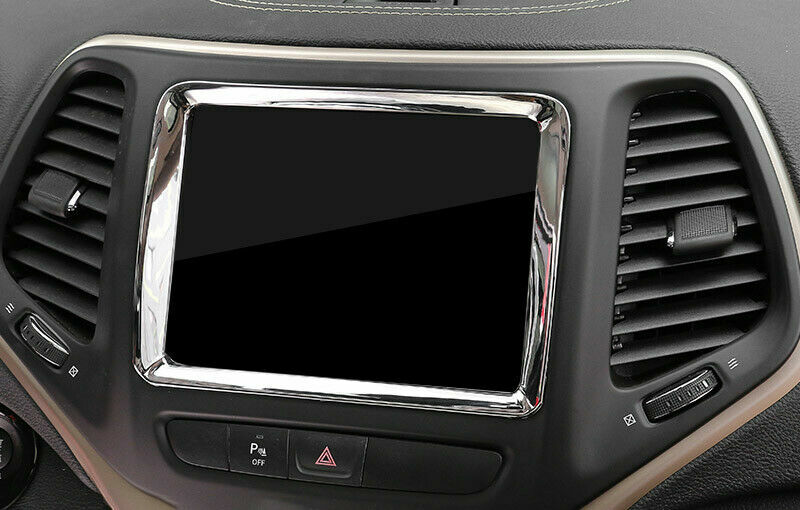 Passend für Jeep Cherokee Display Rahmen Abdeckung Blenden Tuning