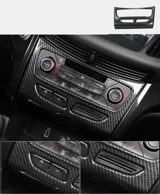 Passend für Ford Escape Kuga Klima Blenden Abdeckung Rahmen Carbon