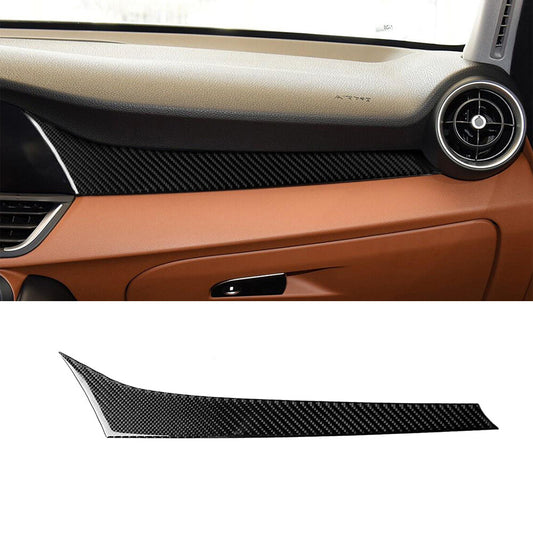 Passend für Alfa Romeo Giulia Cockpit Blenden Abdeckung Rahmen Carbon