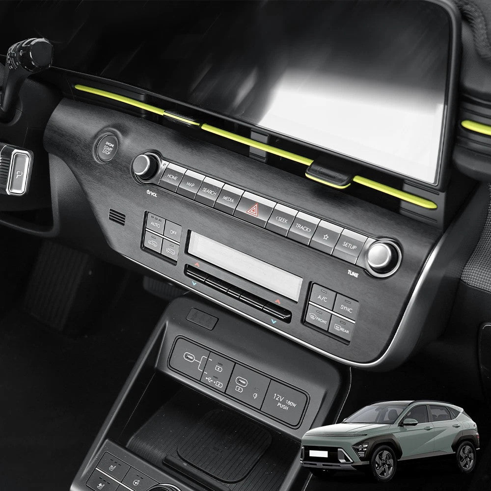 Passend für Hyundai Kona 2023-2025 Mittelkonsole Blende