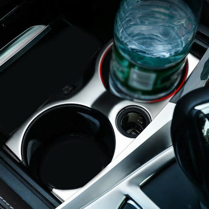 Passend für BMW 5 Serie G30 Becherhalter Blende Rahmen Chrom