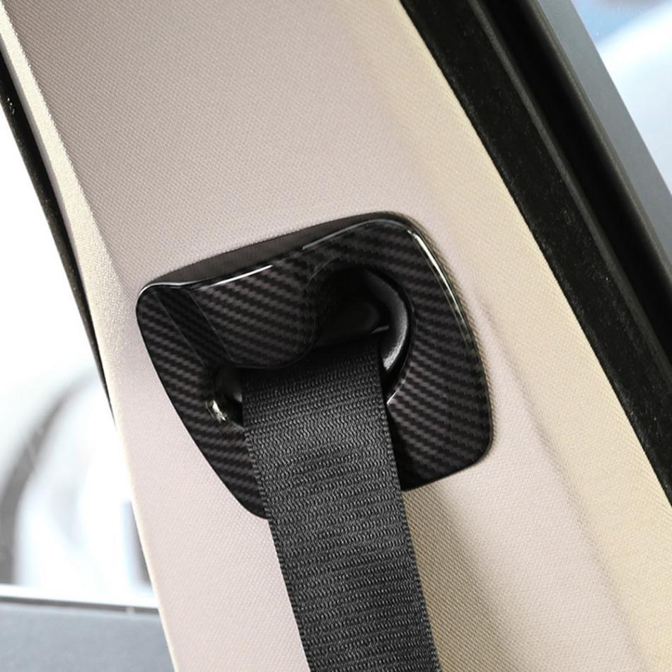 Passend für BMW 5 series F10 2011-16 Gurt Blenden Abdeckungen Rahmen Carbon