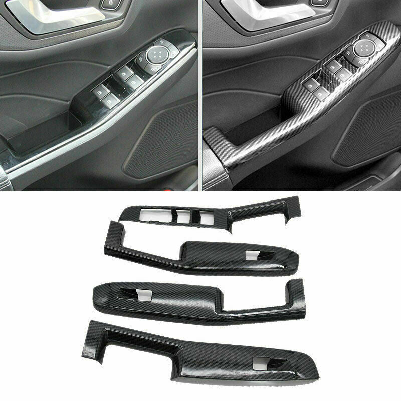 Passend für Ford Escape Kuga Fensterheber Blenden Abdeckung Rahmen Carbon