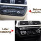 Passend für BMW 3 SERIE F30 F34 F31 F35 GT 320 328 Radio Rahmen Blenden