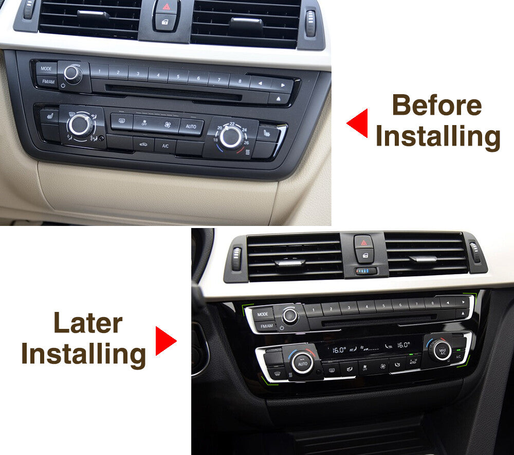 Passend für BMW 3 SERIE F30 F34 F31 F35 GT 320 328 Radio Rahmen Blenden