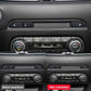 Passend für Mazda CX-5 Radio Mittelkonsole Blende Abdeckung Rahmen Carbon