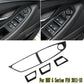 Passend für BMW 5er F10 2011-18 Fensterheber Blenden Abdeckung Carbon