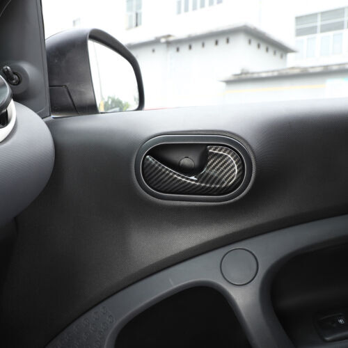 Passend für Smart Fortwo 453 Türgriffe Blenden Abdeckung Carbon