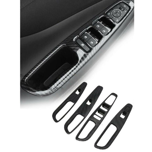 Passend für Hyundai Santa Fe 2019-22 Fensterheber Blenden Abdeckung Tuning