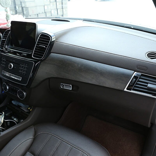 Passend für Mercedes GLE 350 450 GLS 400 2016-19 Mittelkonsole Blenden Holz