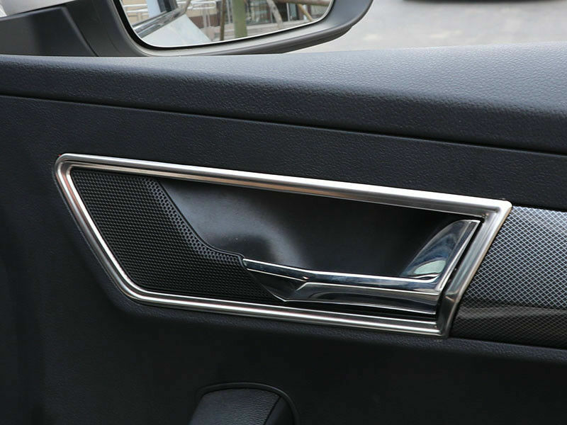 Passend für Skoda Karoq Türgriff Blenden Abdeckung Zierrahmen Silber