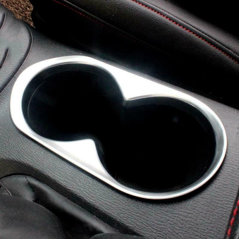 Passend für Mittelkonsole Passend Für Mazda CX5 Becherhalter Abdeckung Blende Rahmen Chrom