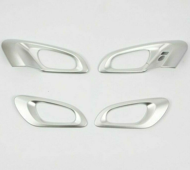 Passend für Renault Kadjar Türgriff Blende Schutz Tür Rahmen Cover Chrom Silber