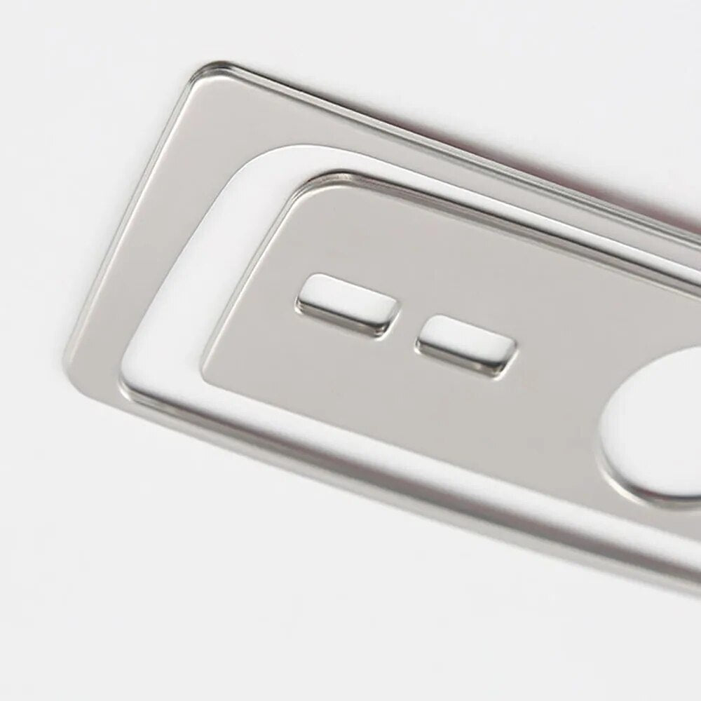 Passend für Audi Q5 2018-21 USB Blende Abdeckung Rahmen Silber