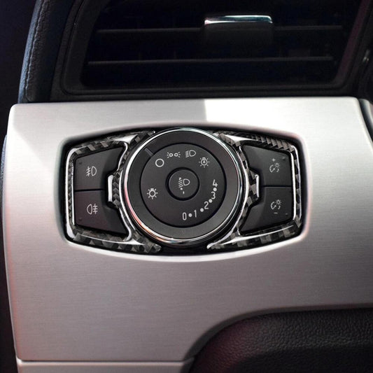Passend für Ford Mustang ab 2015 Lichtschalter Carbon Blende Rahmen