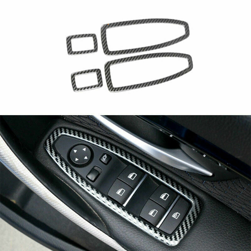 Passend für BMW 3 4 2013-2019 Fensterheber Abdeckung Blenden Rahmen Tuning