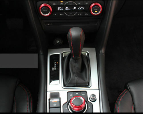 Passend für Mazda 3 Regler Lüftung 3er Set Aluminium Blende Rahmen Accessoire