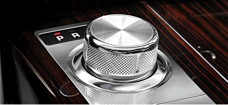 Passend für Land Rover Discovery Range Rover Multimedia Blende Rahmen Silber