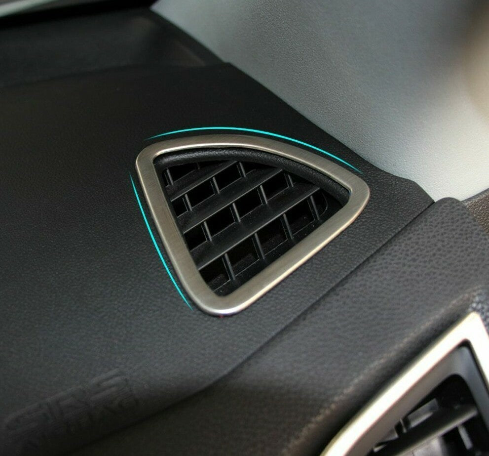 Passend für Mitsubishi ASX Outlander 4 Teile Edelstahl Lüftung Blende Luftauslass