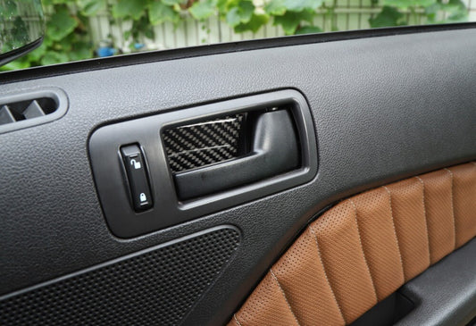 Passend für Ford Mustang Türgriff Blenden Abdeckung Rahmen Carbon