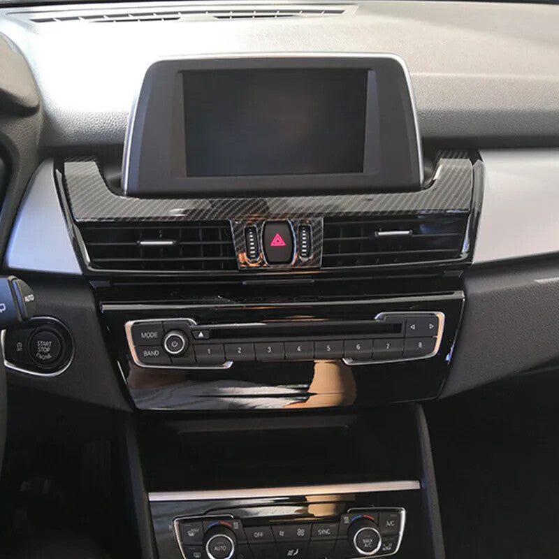 Passend für BMW 2 serie Aktive Tourer F45 Mittelkonsole Rahmen Blende Carbon