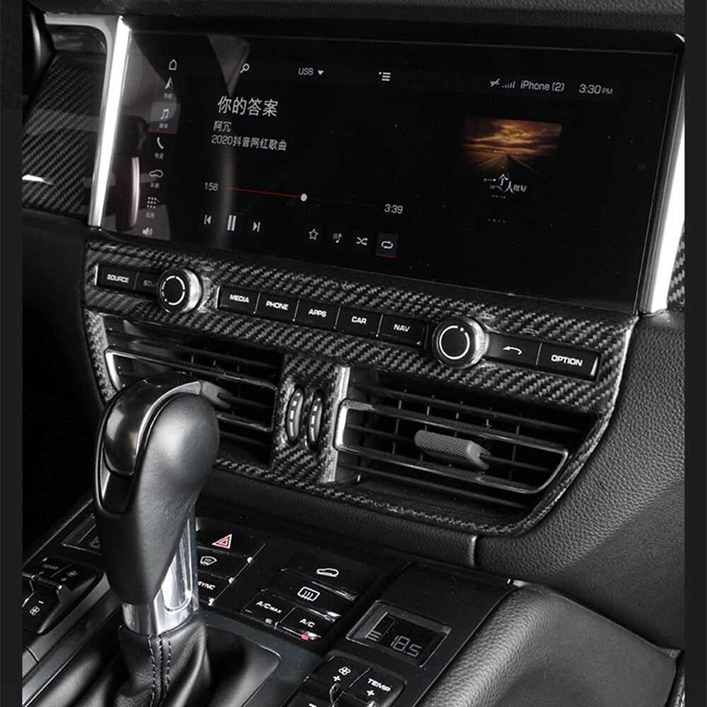 Passend für Porsche Macan Mittelkonsole Blende Abdeckung Rahmen