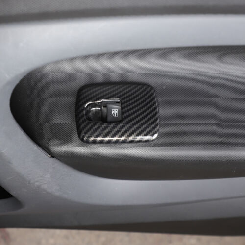 Passend für Smart Fortwo 453 Fensterheber Blenden Abdeckung Carbon
