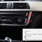 Passend für BMW 3er F30 und F31 Chromrahmen Blende Radio / DVD