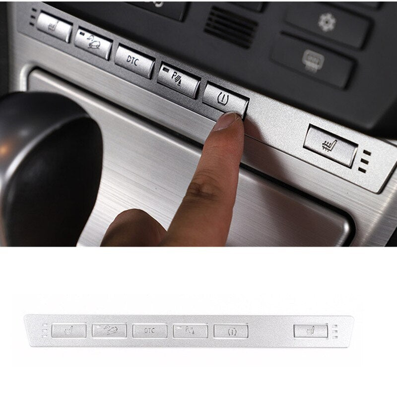 Passend für BMW X3 E83 2006-10 Tasten Blenden Abdeckungen Rahmen Silber