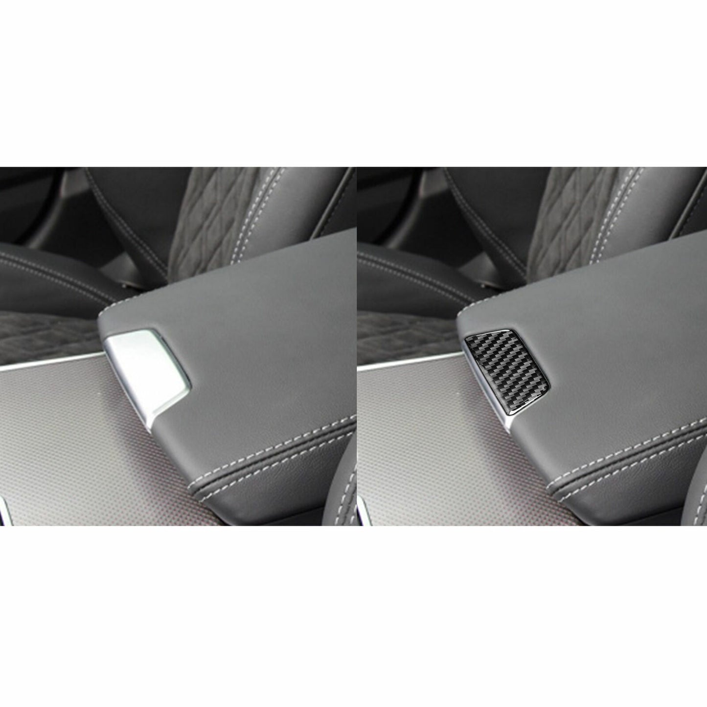 Passend für Audi A6 C8 A7 ab 2019 Armlehne Blende Rahmen Zierblende