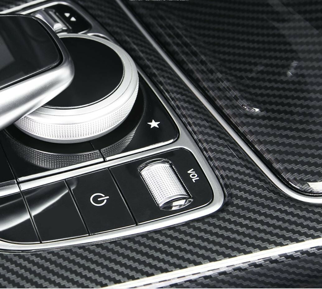 Passend für Mittelkonsole Schalttafel Passend Für Mercedes Benz C Klasse W205 GLC AMG Carbon