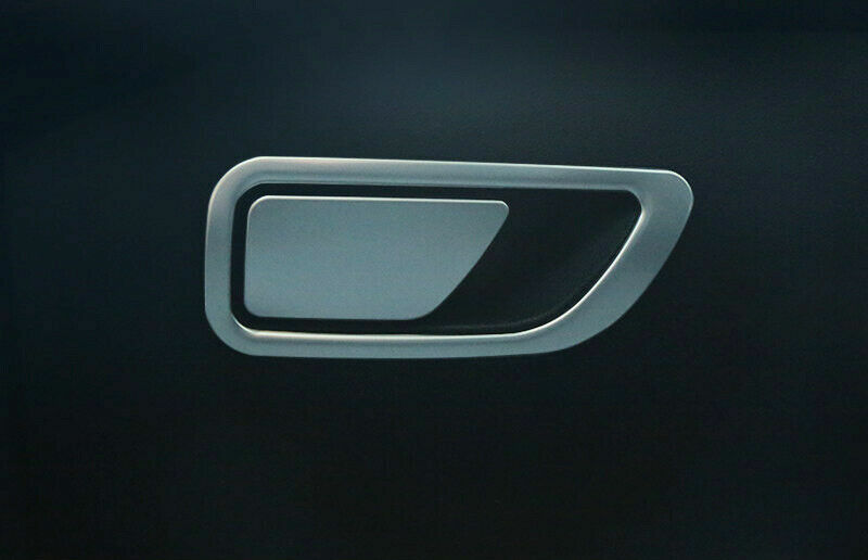 Passend für Ford Focus MK4 Silber Zierrahmen Handschuhfach Blenden Edelstahl