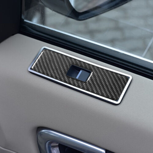 Passend für Land Rover Fensterheber Blenden Abdeckung Carbon