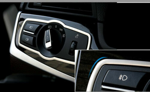 Passend für BMW X3 X4 F25 F26 5er F10 Lichtschalter Rahmen Blende Aluminium