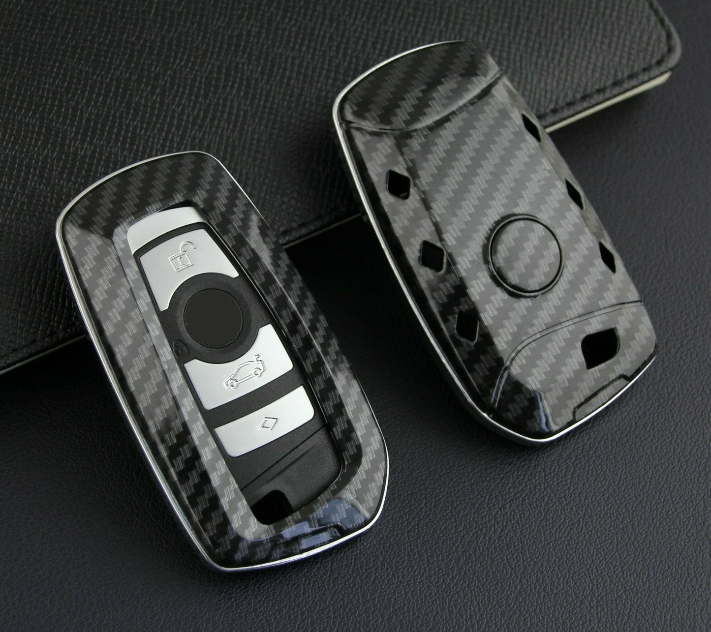 Passend für BMW X3 X4 1 2 3 4 5 6 7 Carbon Schlüssel Cover Hülle