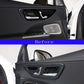 Passend für Mercedes C W206 Türgriff Blenden Abdeckungen Rahmen Carbon