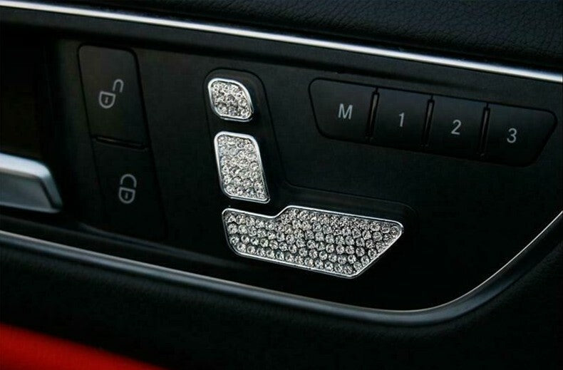 Passend für Mercedes Benz A GLA CLA B Sitzverstellung Strass Blenden Zier