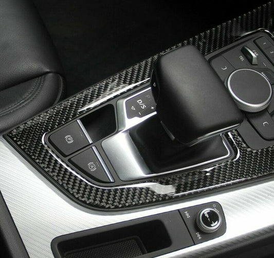Passend für Schalttafel Becherhalter Blende Carbon Passend Für Audi A4 S4 RS4 B9 Sline A5 S5