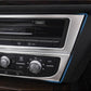 Passend für Audi A6 C7 A7 2012-2018 Radio Rahmen Blenden Edelstahl Zierrahmen