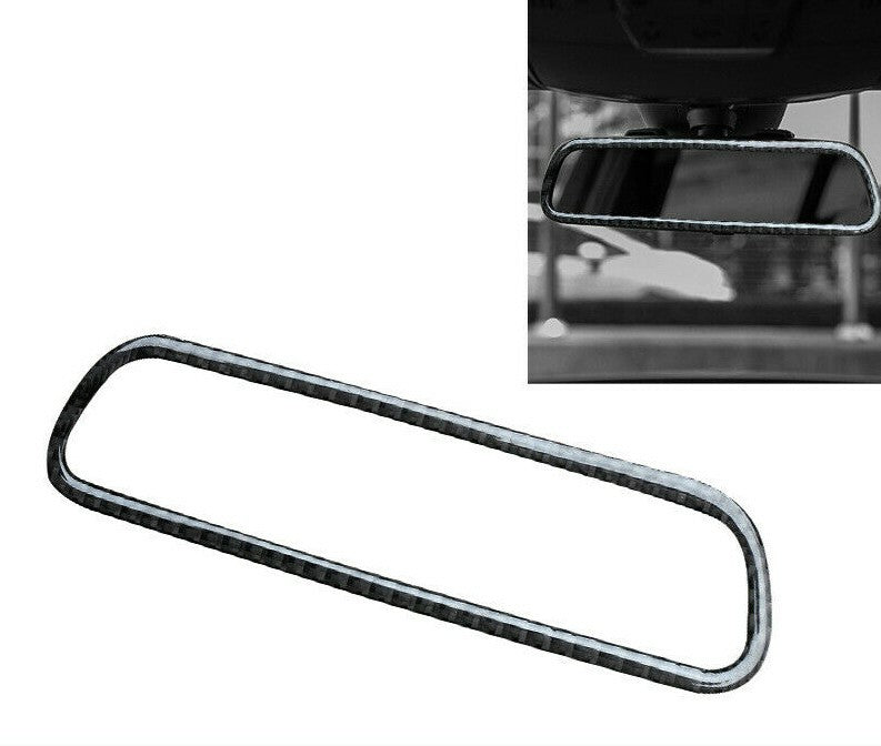 Passend für Mercedes W205 C180 C200 C260 GLC Rückspiegel Rahmen Blende Carbon