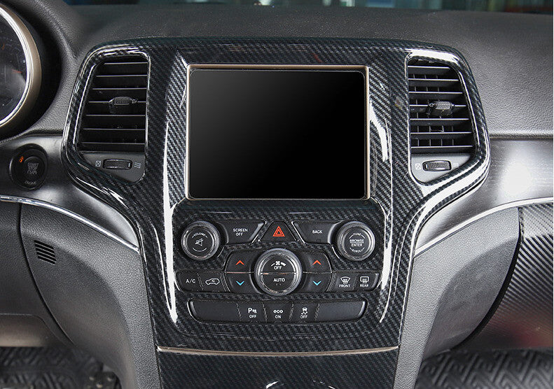 Passend für Jeep Cherokee Display Abdeckung Blenden Rahmen Tuning