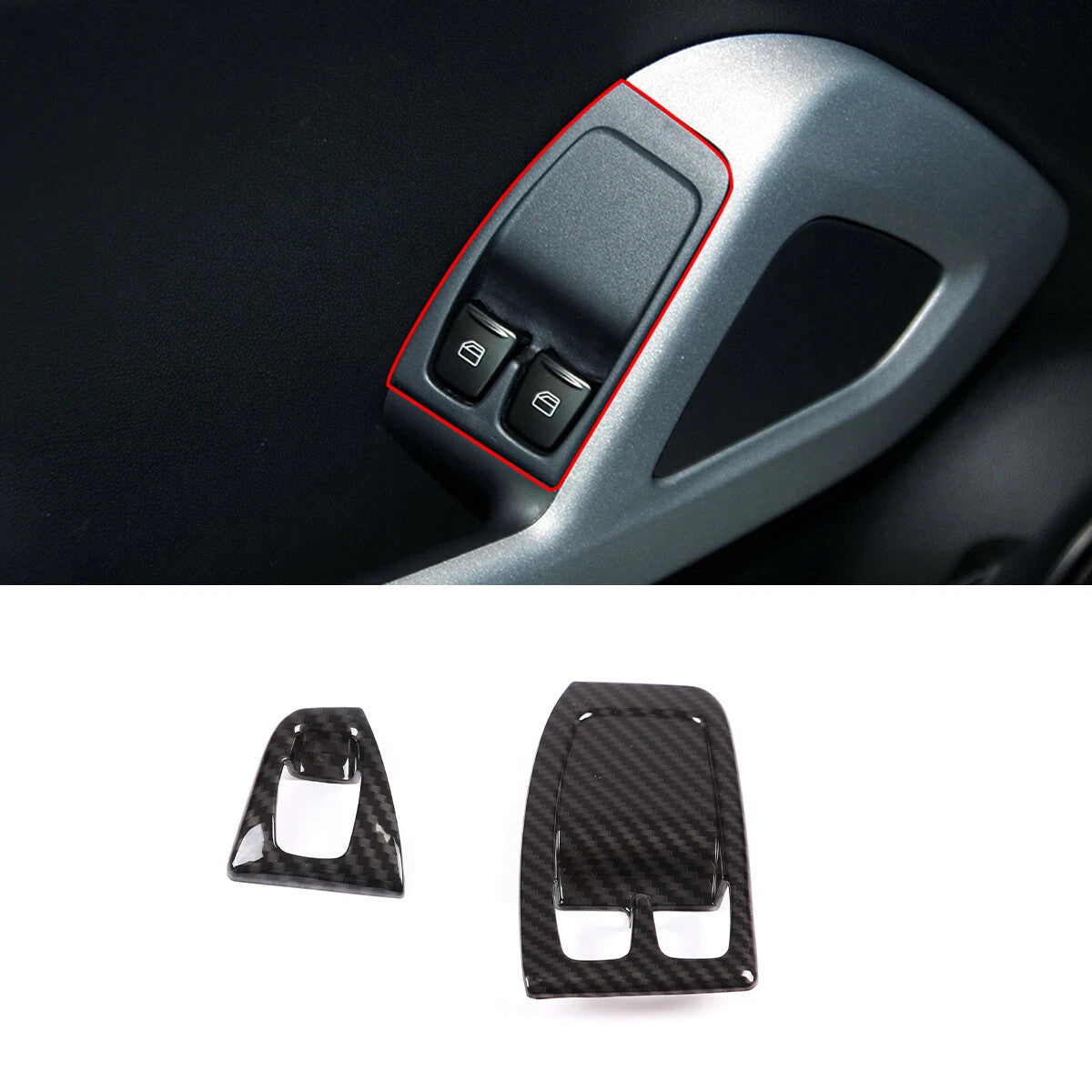 Passend für Mercedes Benz Smart 10-14 Fensterheber Blende