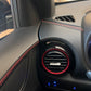 Passend für VW 8 Kunstlederstreifen Streifen Rote Naht Interieur